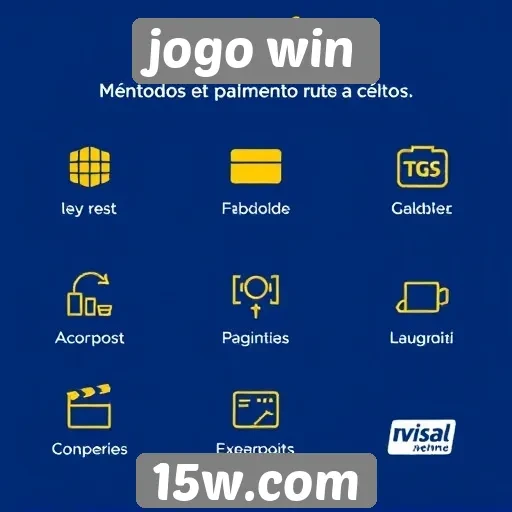 Métodos de pagamento aceitos no site Jogo Win